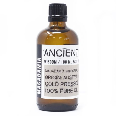 Macadamia Nut Carrier Oil (Macadamia integrifolia) – 100ml | Skin-Replenishing, Anti-Aging & Lightweight Moisture