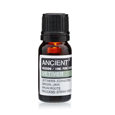 Vetivert Essential Oil (Vetiveria zizanioides) – 10ml | Grounding, Skin & Sleep Support