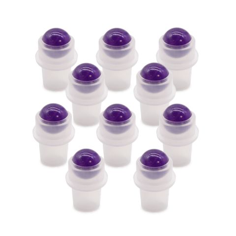 Gemstone Roller Ball Tip – Amethyst | Replacement Tip for Roller Bottle