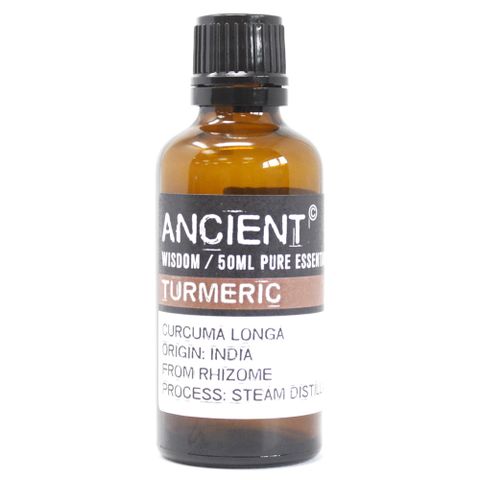Turmeric Essential Oil (Curcuma longa) – 50ml | Antioxidant, Anti-Inflammatory & Skin Support