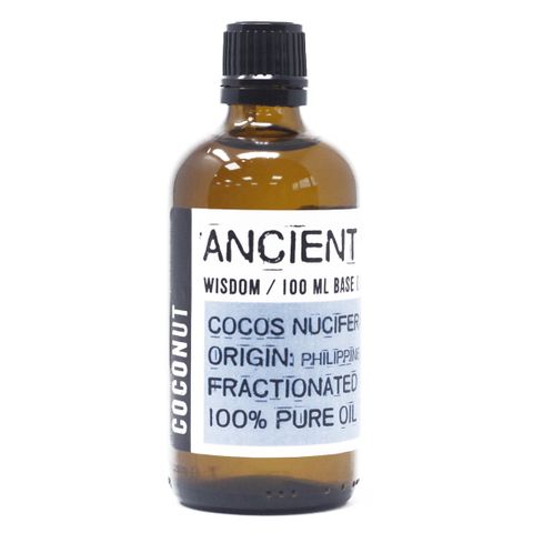 Fractionated Coconut Carrier Oil (Cocos nucifera) – 100ml | Lightweight, Non-Greasy & Long-Lasting Moisture