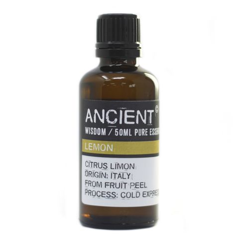Lemon Essential Oil (Citrus limon) – 50ml | Fresh, Uplifting & Antimicrobial