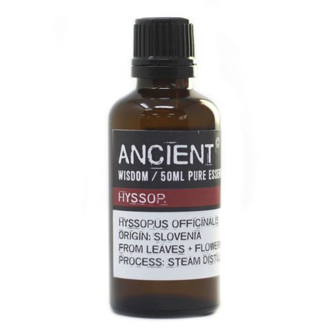 Hyssop Essential Oil (Hyssopus officinalis) – 50ml | Respiratory, Immune & Skin Support