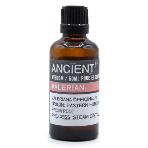 Valerian Essential Oil (Valeriana officinalis) – 50ml | Calming, Grounding & Sleep Support