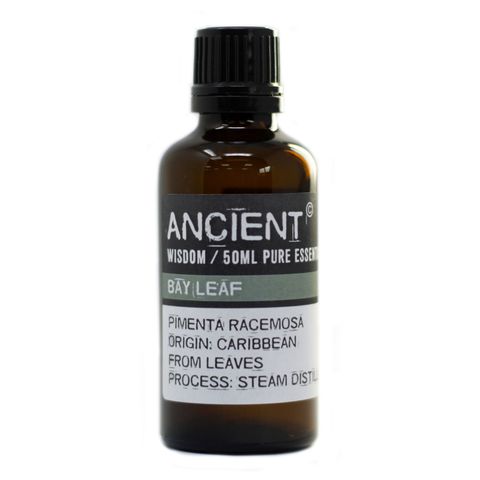 Bay Leaf Essential Oil (Pimenta racemosa) – 50ml | Circulatory, Muscle & Scalp Support