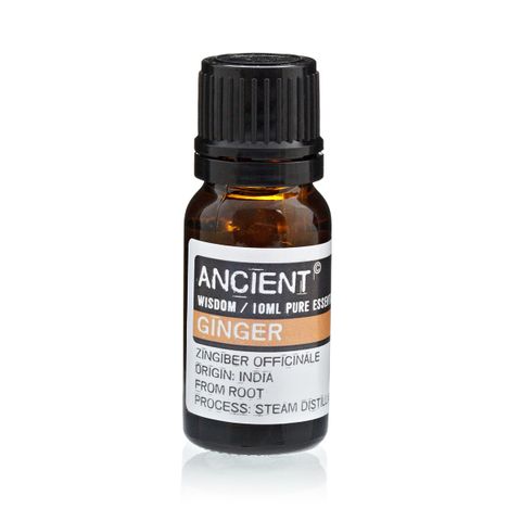 Ginger Essential Oil (Zingiber officinale) – 10ml | Warming, Stimulating & Digestive Support