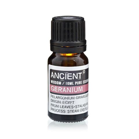 Geranium Essential Oil (Pelargonium graveolens) – 10ml | Balancing, Skin-Toning & Uplifting