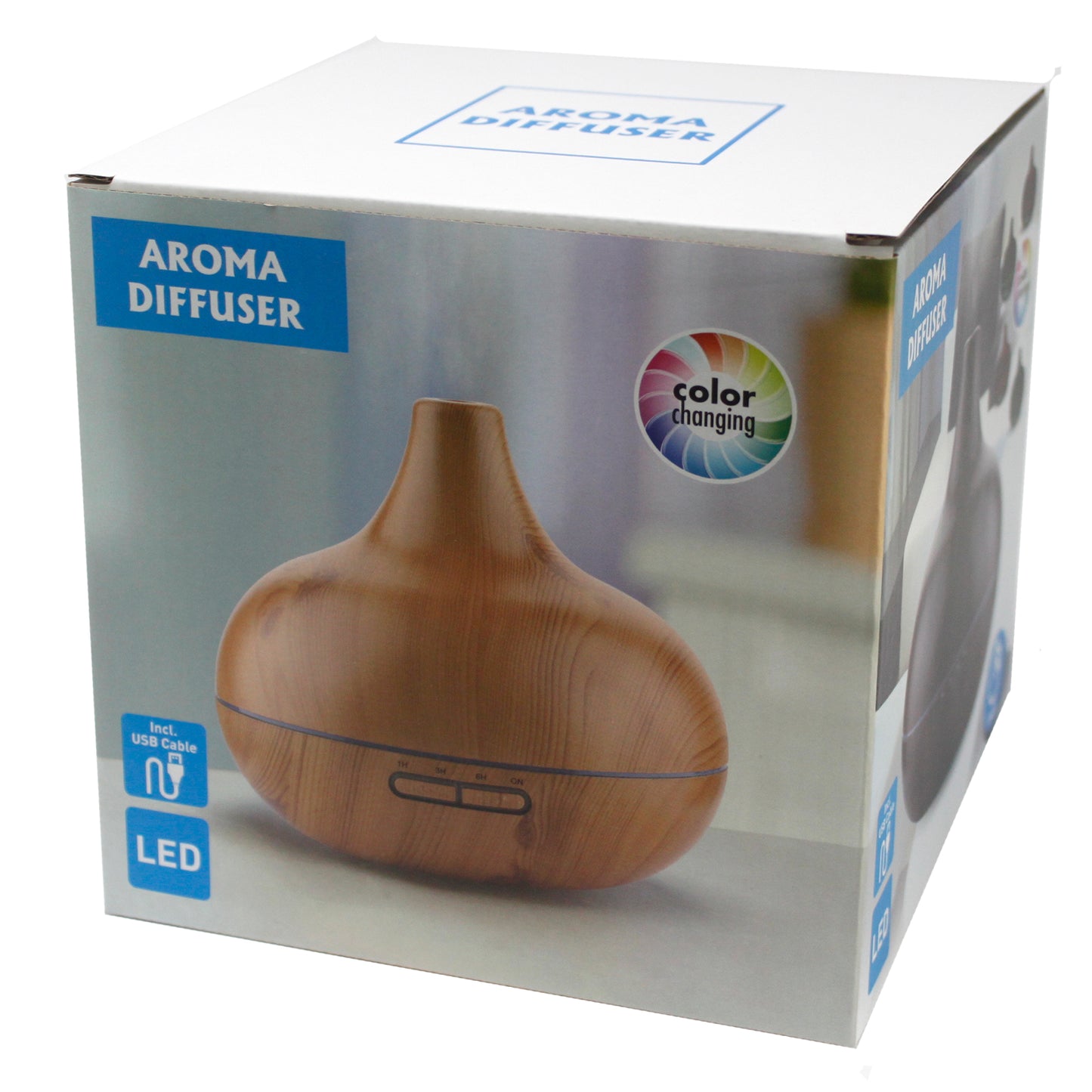 Santorini Atomiser – Shell Effect | USB Diffuser with Colour Change
