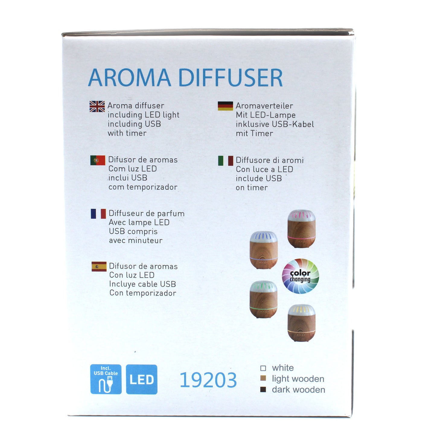 Copenhagen Atomiser – 120ml | USB Diffuser with Colour Change & Timer