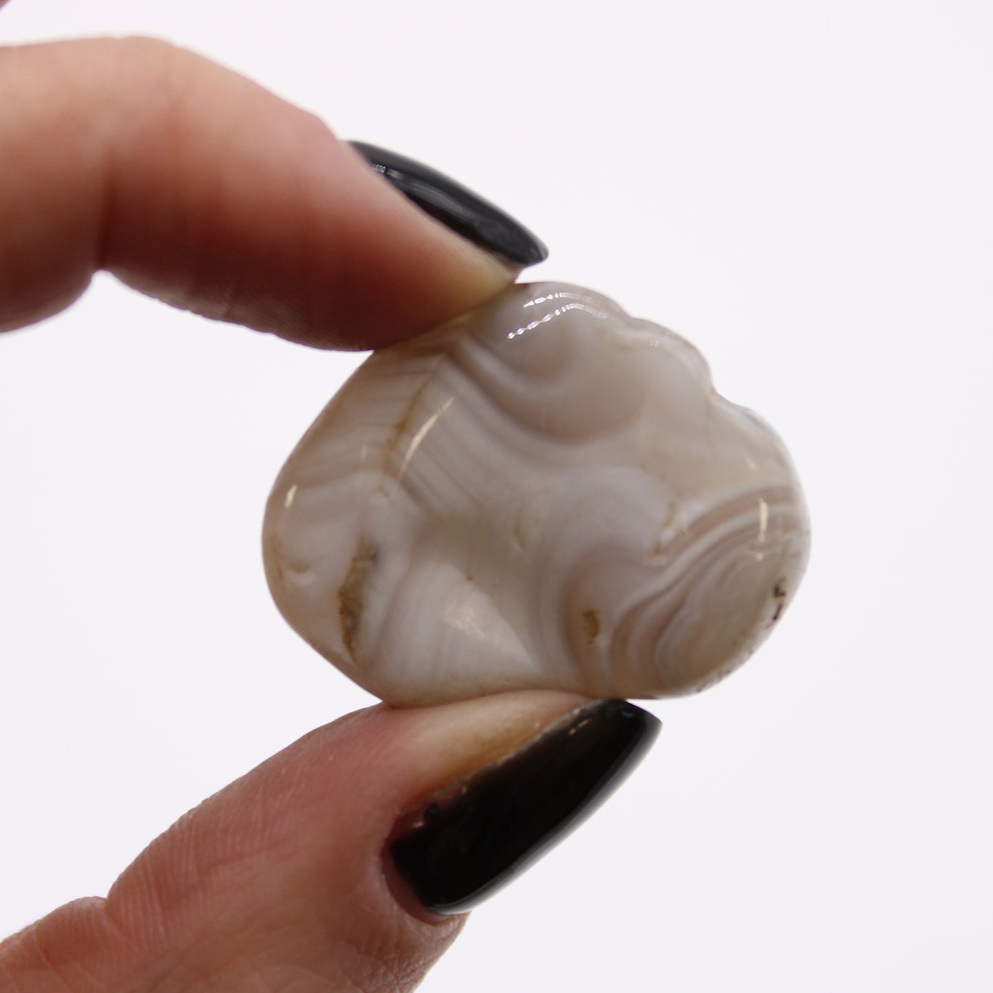 Grey Agate African Tumble Stones – Medium | 12-Pack