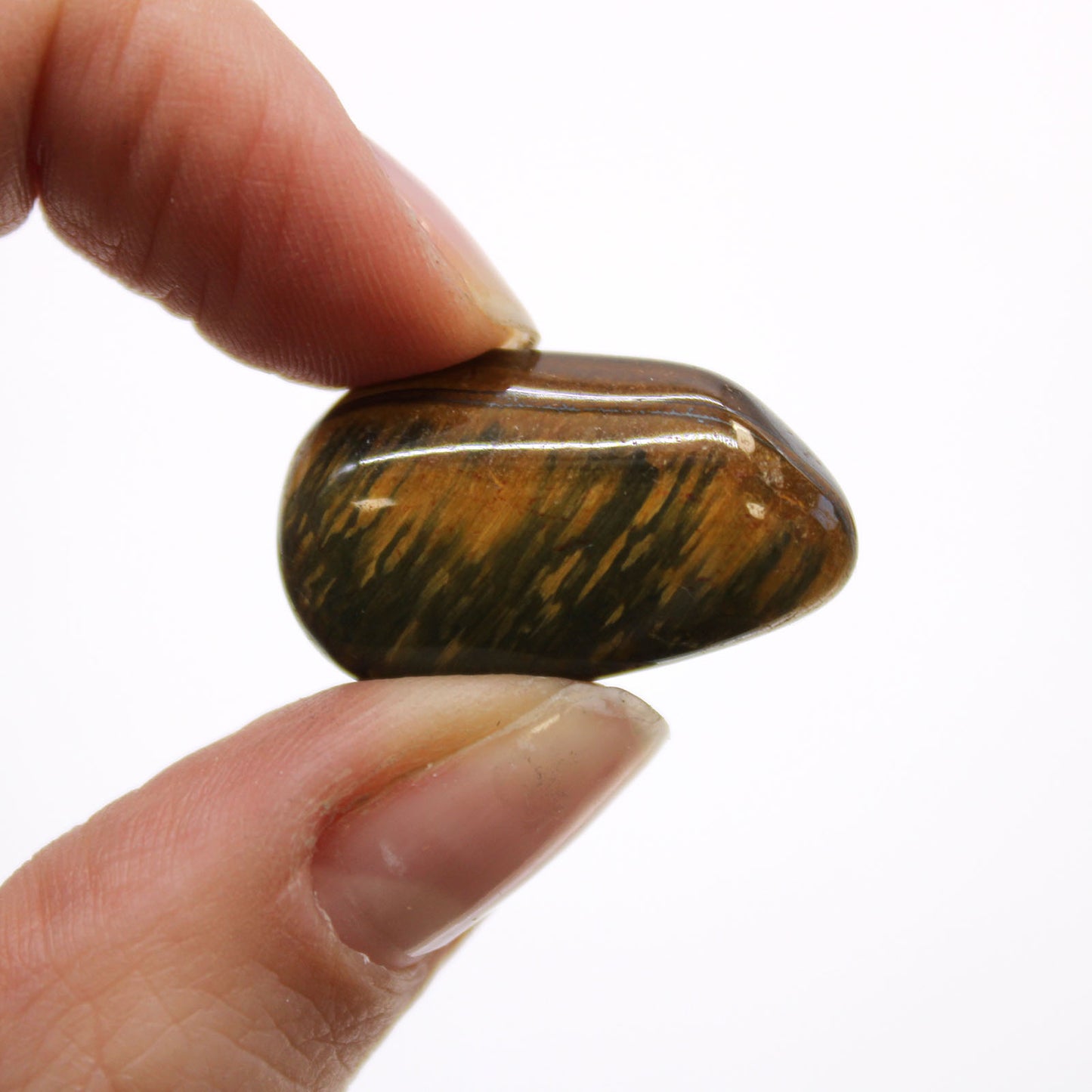 Variegated Tiger's Eye African Tumble Stones – Small | 24-Pack