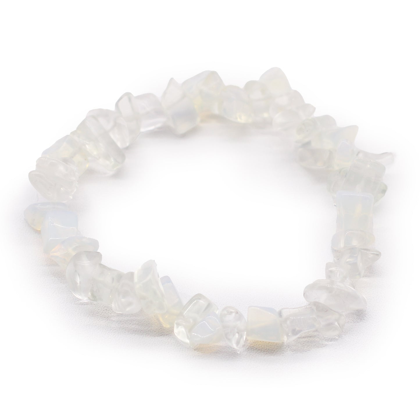 Gemstone Chip Bracelet – Opalite | Elastic Fit