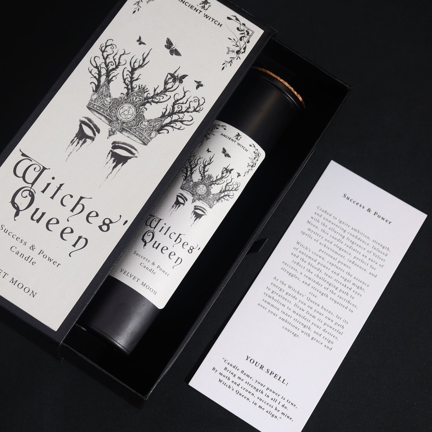 Witches' Queen Ancient Witch Ritual Candle – 700g | Power & Success