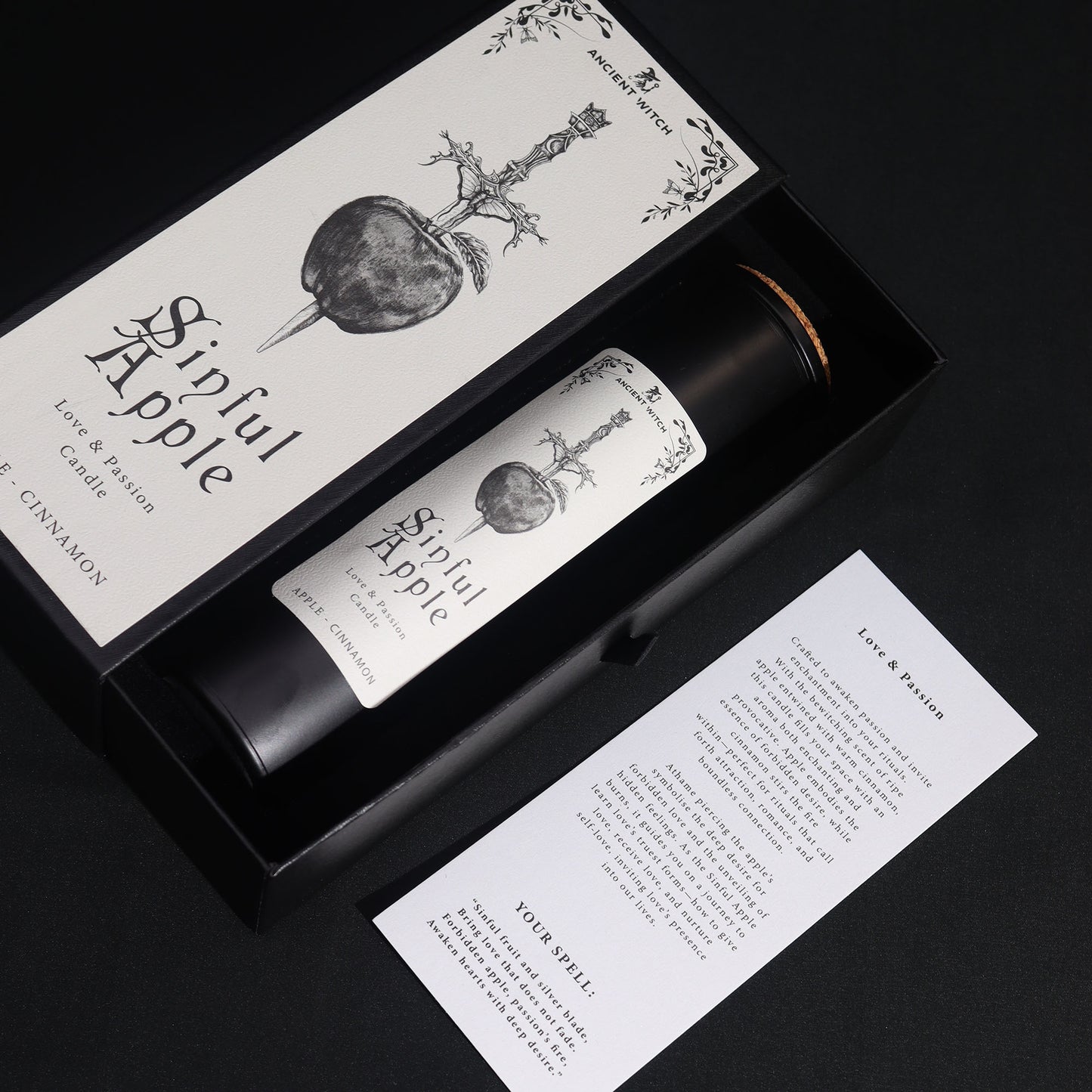 Sinful Apple Ancient Witch Ritual Candle – 700g | Love & Bold Desire