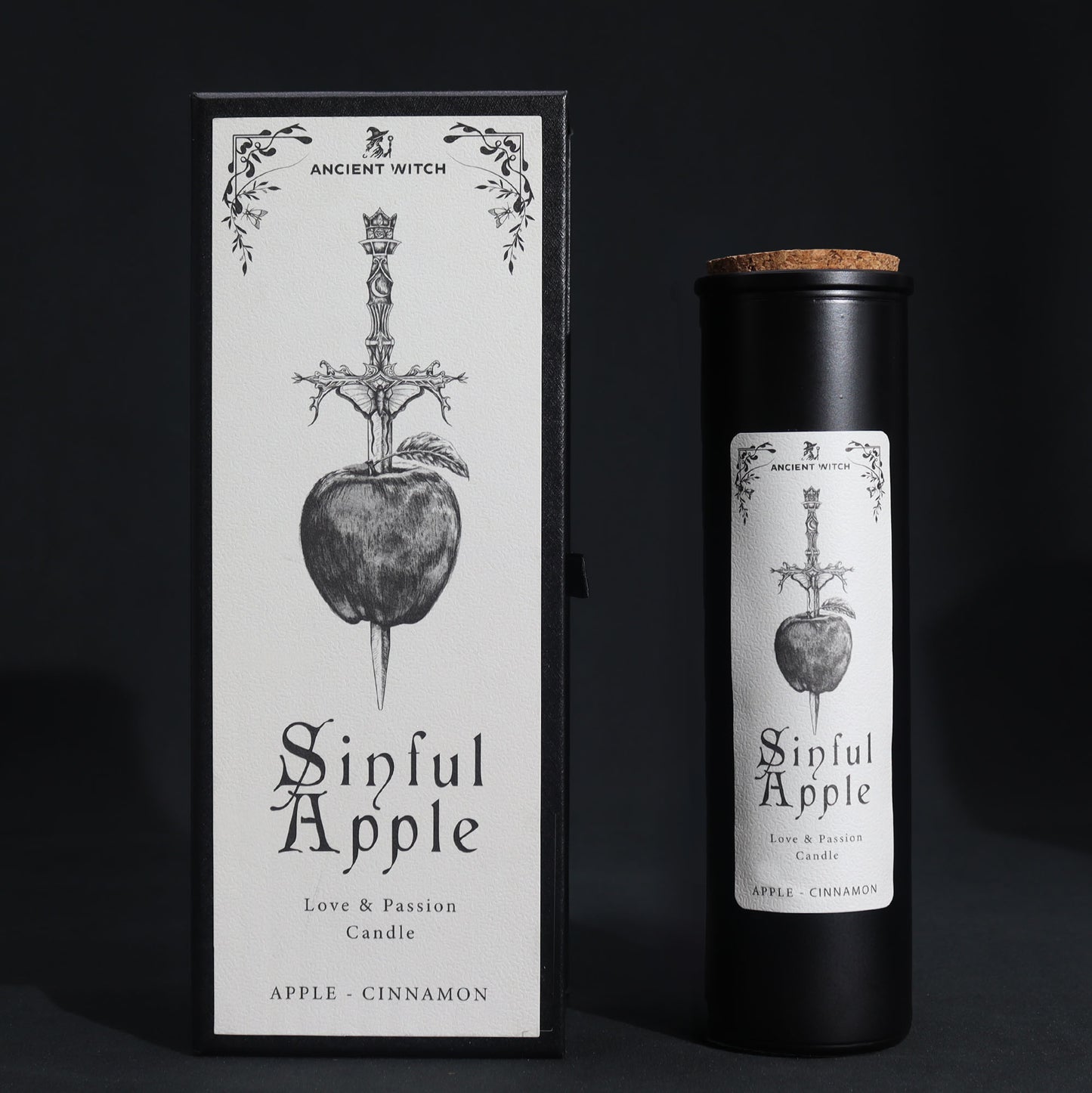 Sinful Apple Ancient Witch Ritual Candle – 700g | Love & Bold Desire