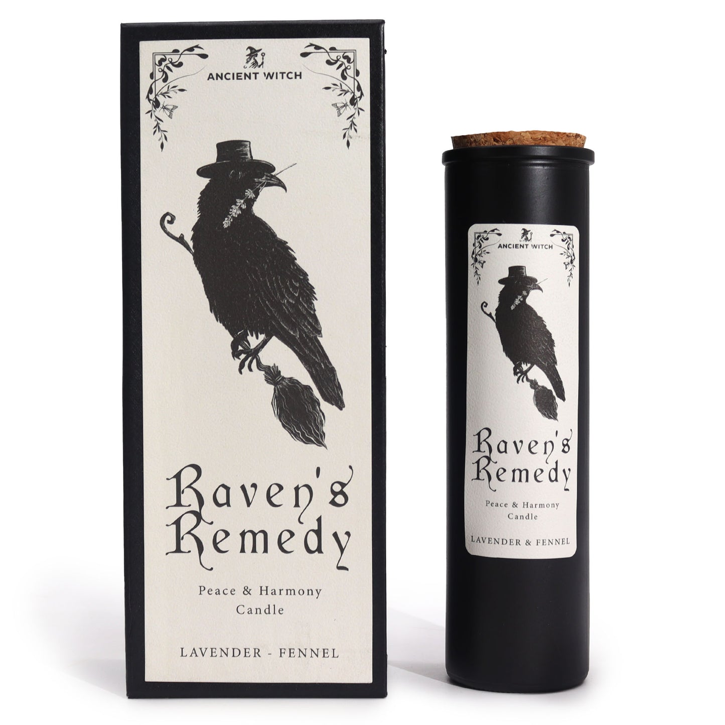 Raven’s Remedy Ancient Witch Ritual Candle – 700g | Peace & Emotional Healing