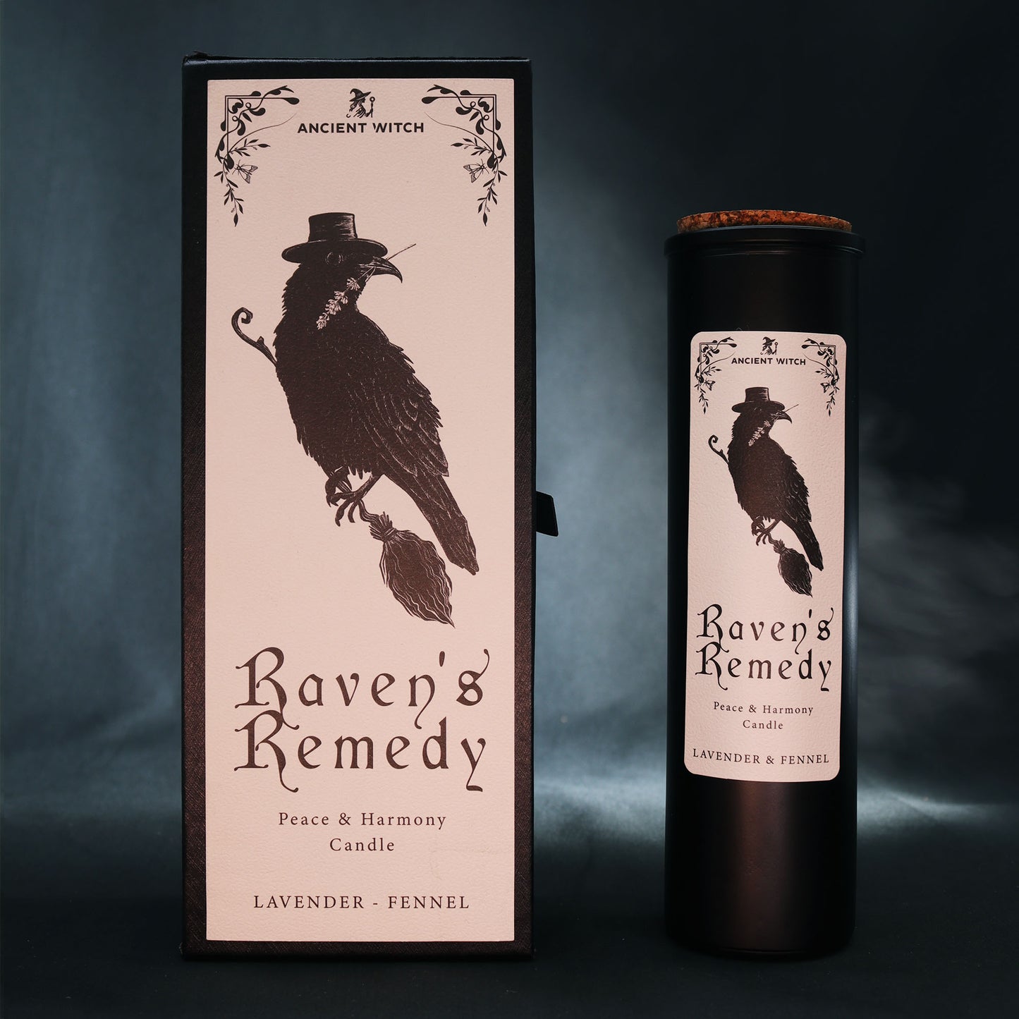 Raven’s Remedy Ancient Witch Ritual Candle – 700g | Peace & Emotional Healing