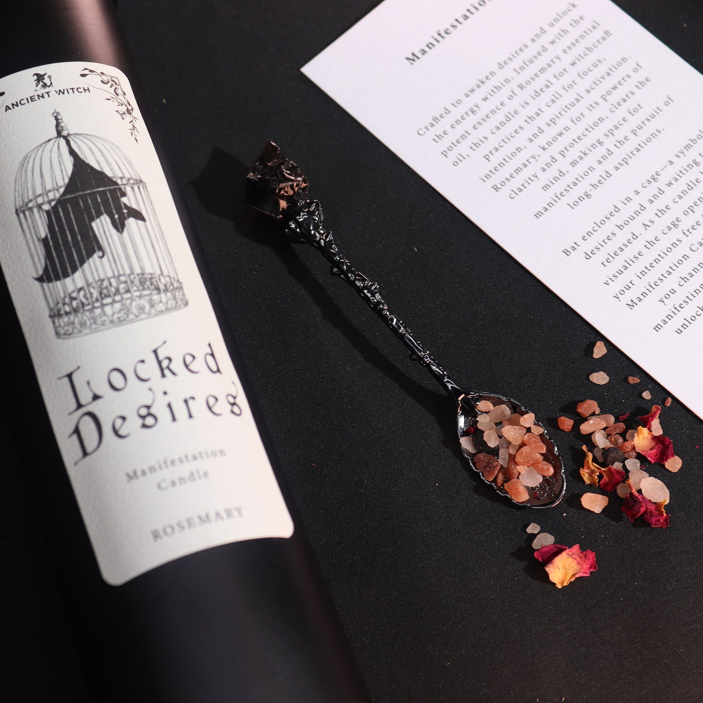 Locked Desires Ancient Witch Ritual Candle – 700g | Manifestation & Awakening Hidden Potential