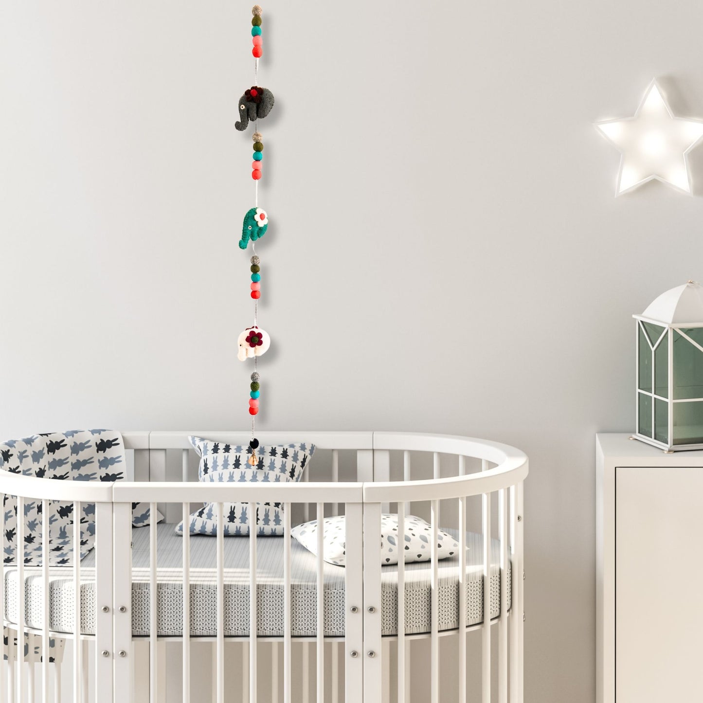 Felt Wall Hanging – Elephants | Sustainable Sourced Materials