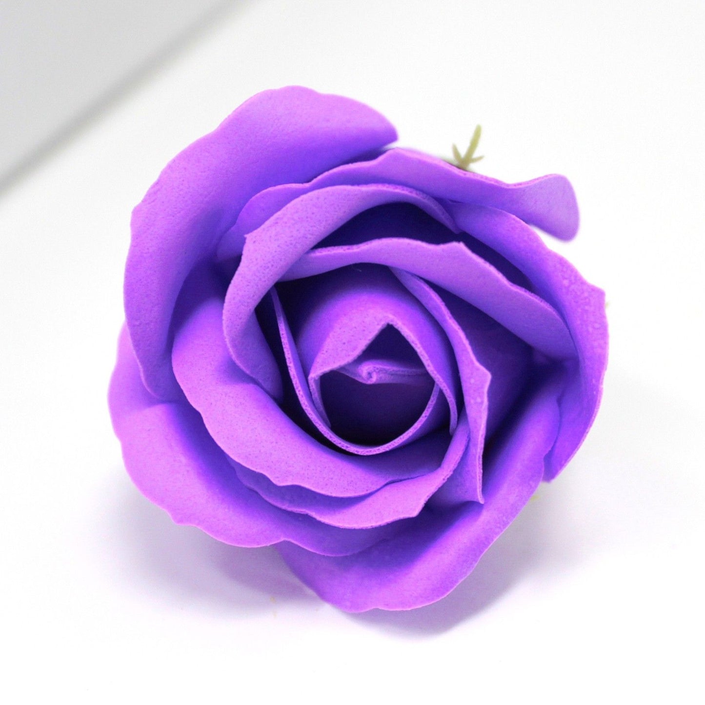 Craft Soap Flowers – Medium Lavender Roses | Pack of 10