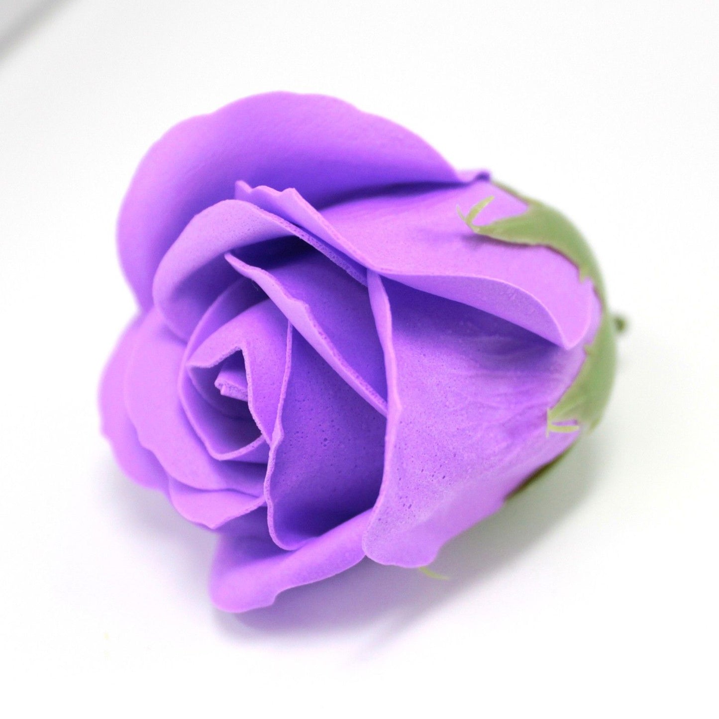 Craft Soap Flowers – Medium Lavender Roses | Pack of 10