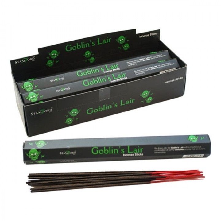 Stamford Mythical Black Incense Sticks – Goblin's Lair | 30 Minute Burn Time