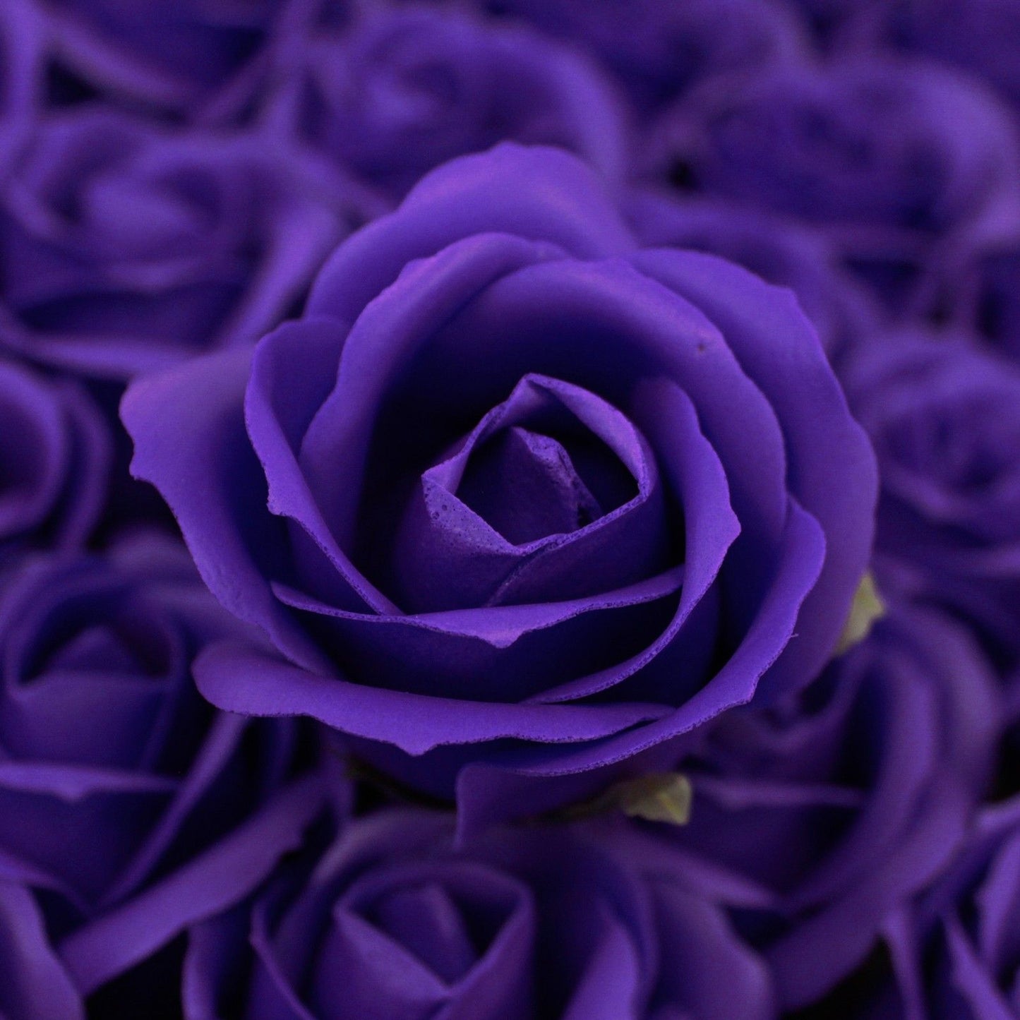 Craft Soap Flowers – Medium Violet Roses | Pack of 10