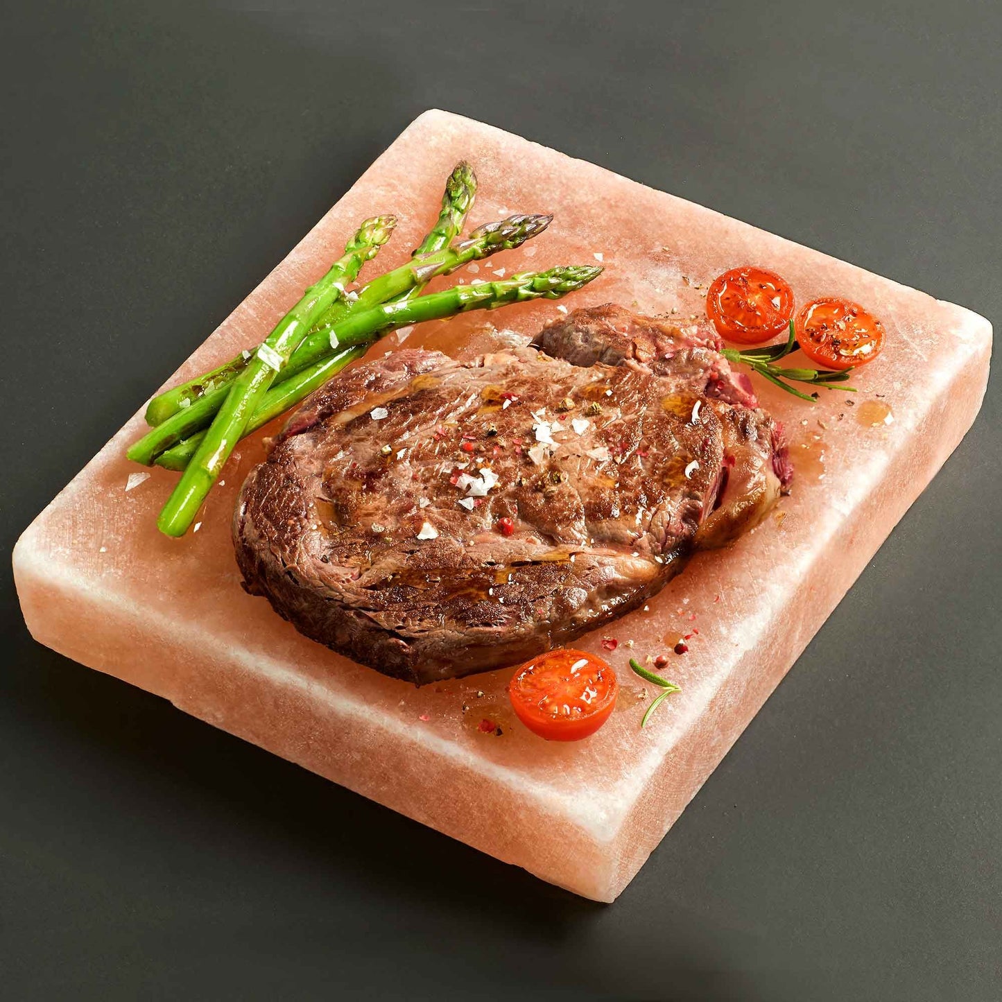Himalayan Salt Cooking & Serving Plate – Square | Naturally Antibacterial