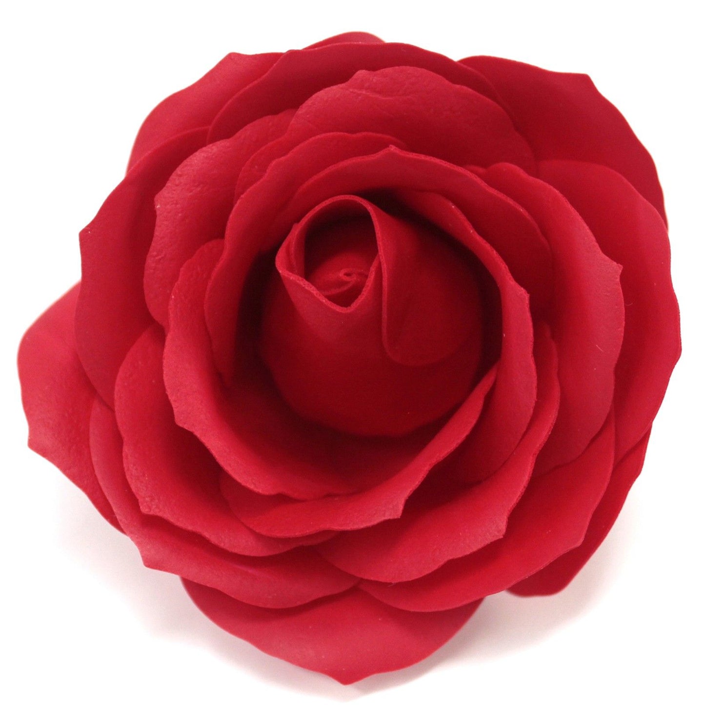 Craft Soap Flowers – Medium Red Roses | Pack of 10