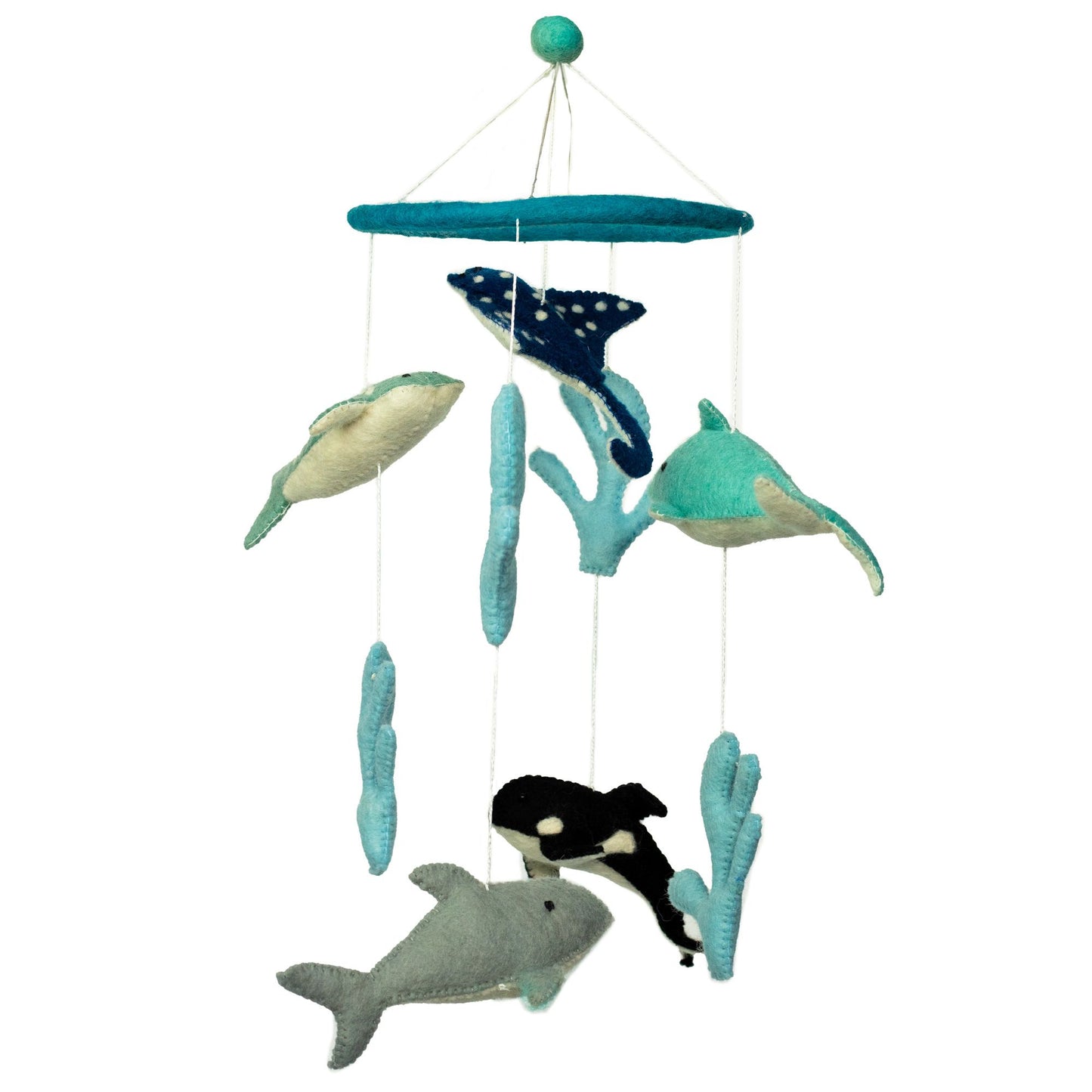 Handmade Felt Mobile – Sea Life | Sustainable Sourced Materials