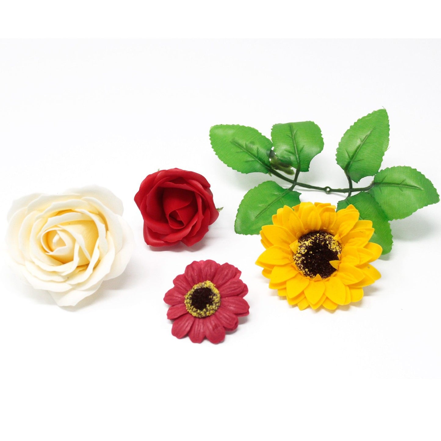 Craft Soap Flowers – Medium Violet Roses | Pack of 10