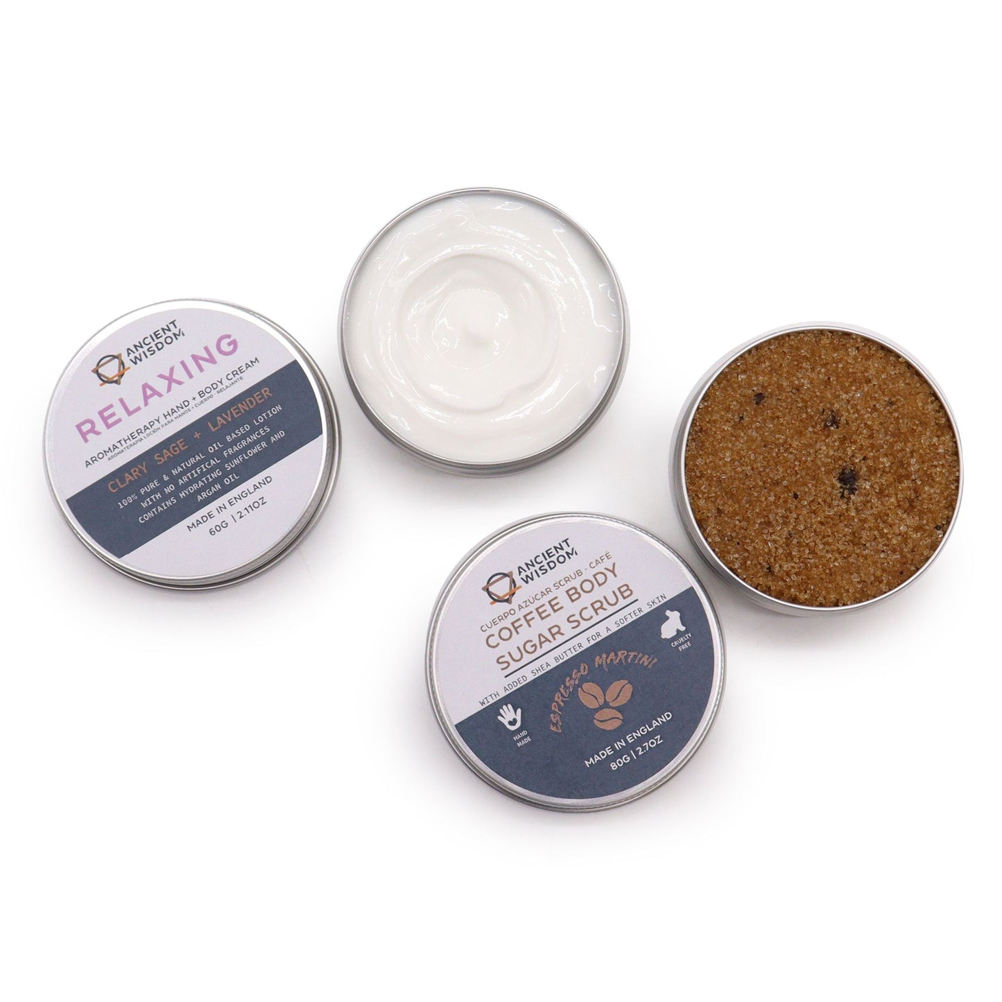 Self Care Kit – Mindful Moments | Sugar Scrub, Body Cream, Bath Salts & Facial Serum