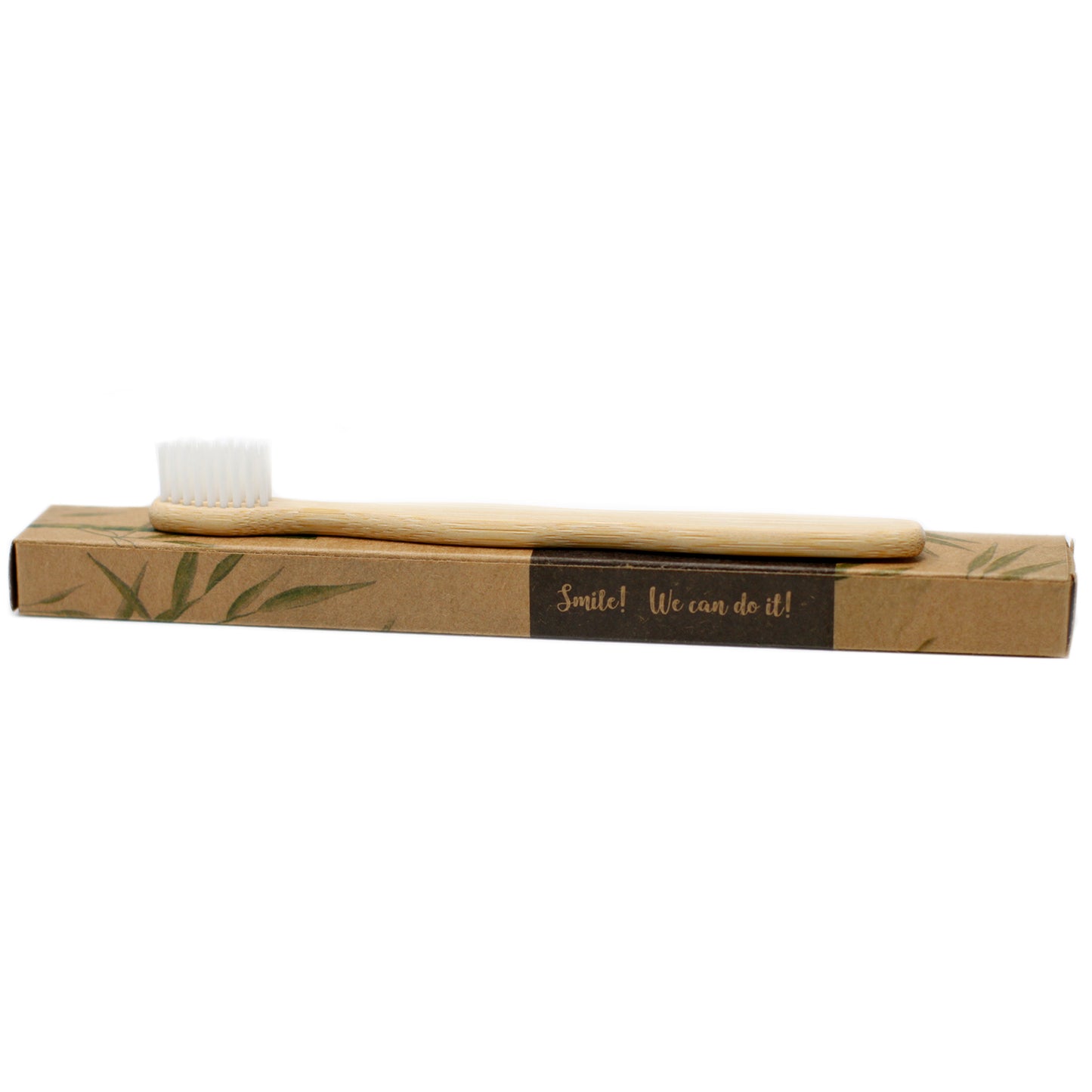 Family-Pack White Bamboo Toothbrush – Medium Soft | Eco-Friendly & Antibacterial