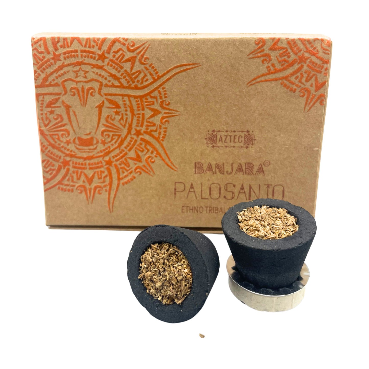 Banjara Ethno Tribal Smudge Cups – Palo Santo 6-Pack | Cleansing, Spiritual Ritual & Meditation