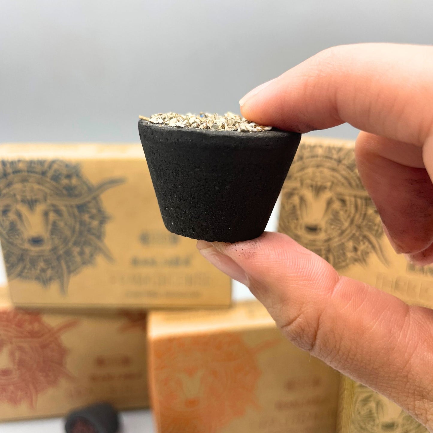 Banjara Ethno Tribal Smudge Cups – Palo Santo 6-Pack | Cleansing, Spiritual Ritual & Meditation