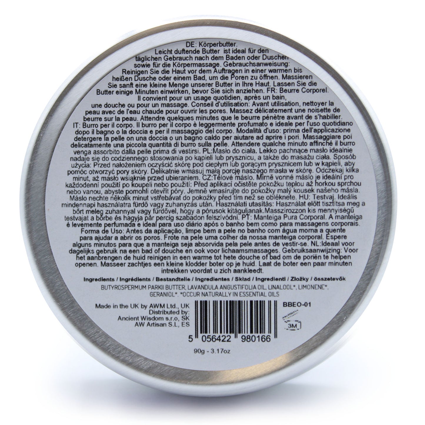 Shea Body Butter with Lavender Essential Oil – 90g | Calming, Soothing & Moisturising
