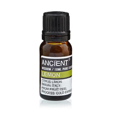 Lemon Essential Oil (Citrus limon) – 10ml | Fresh, Uplifting & Antimicrobial