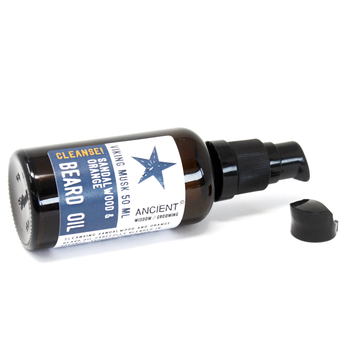 Viking Musk Beard Oil – 50ml | Orange & Sandalwood Essential Oils