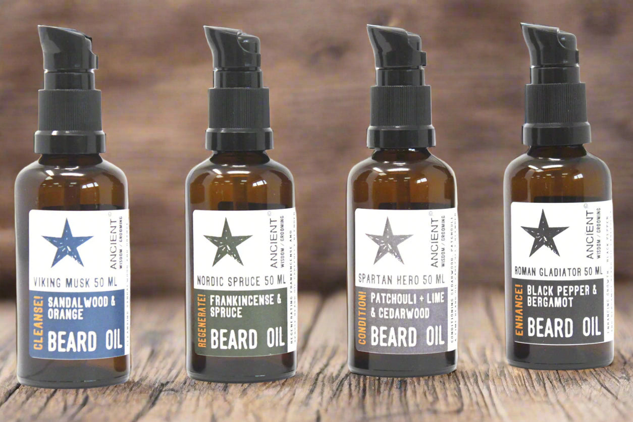 Spartan Hero Beard Oil – 50ml | Patchouli, Lime & Cedarwood Essential Oils