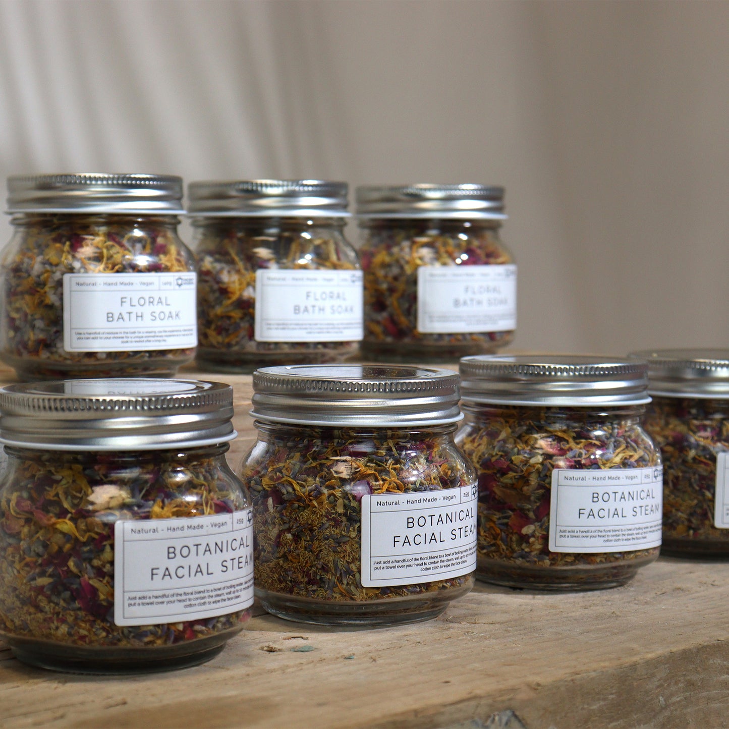 Botanical Facial Steam Blend – 250g | Lavender, Rose, Chamomile & Marigold Petals for Pore-Opening, Skin-Soothing & Aromatherapeutic Benefits