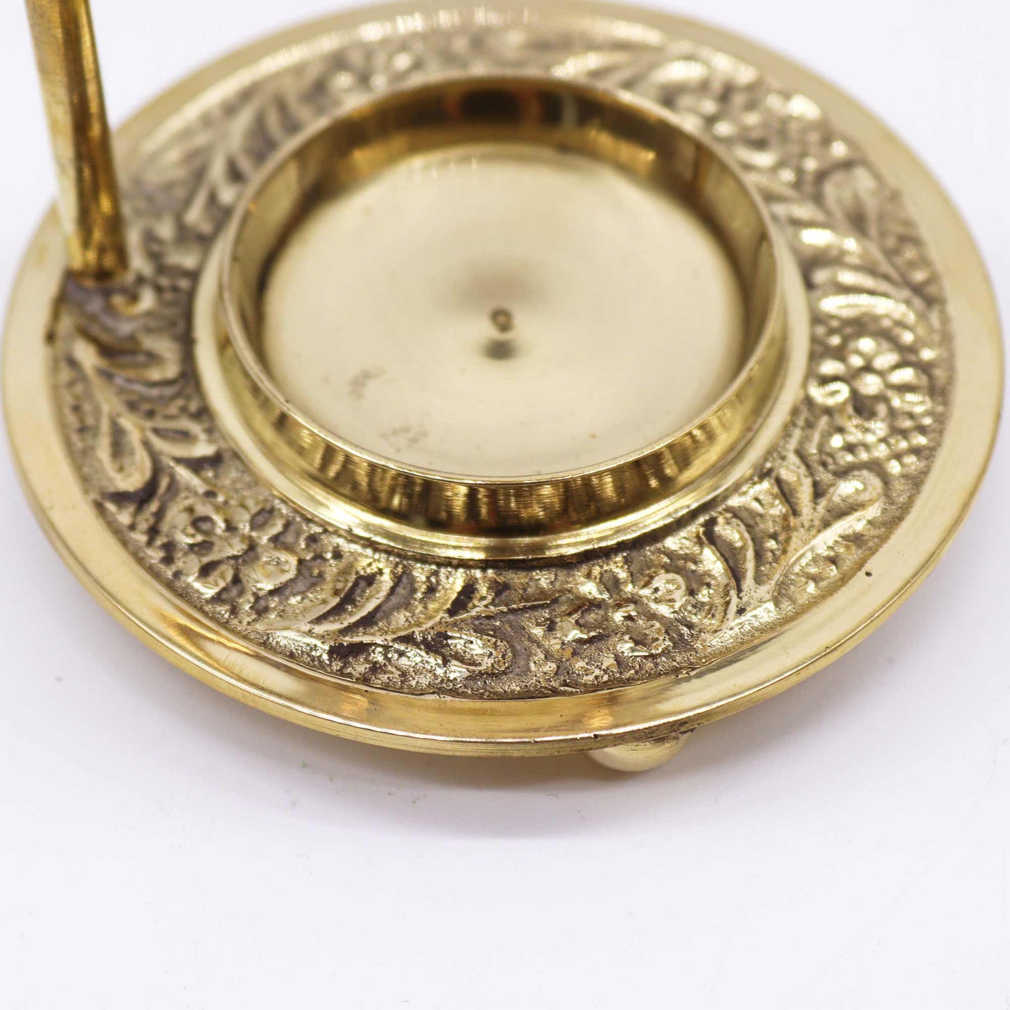 Brass Resin Incense Warmer – Adjustable Height | Handcrafted Burner for Smoke Cleansing Rituals