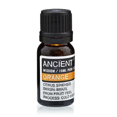 Orange Essential Oil (Citrus sinensis) – 10ml | Uplifting, Antioxidant & Digestive Support
