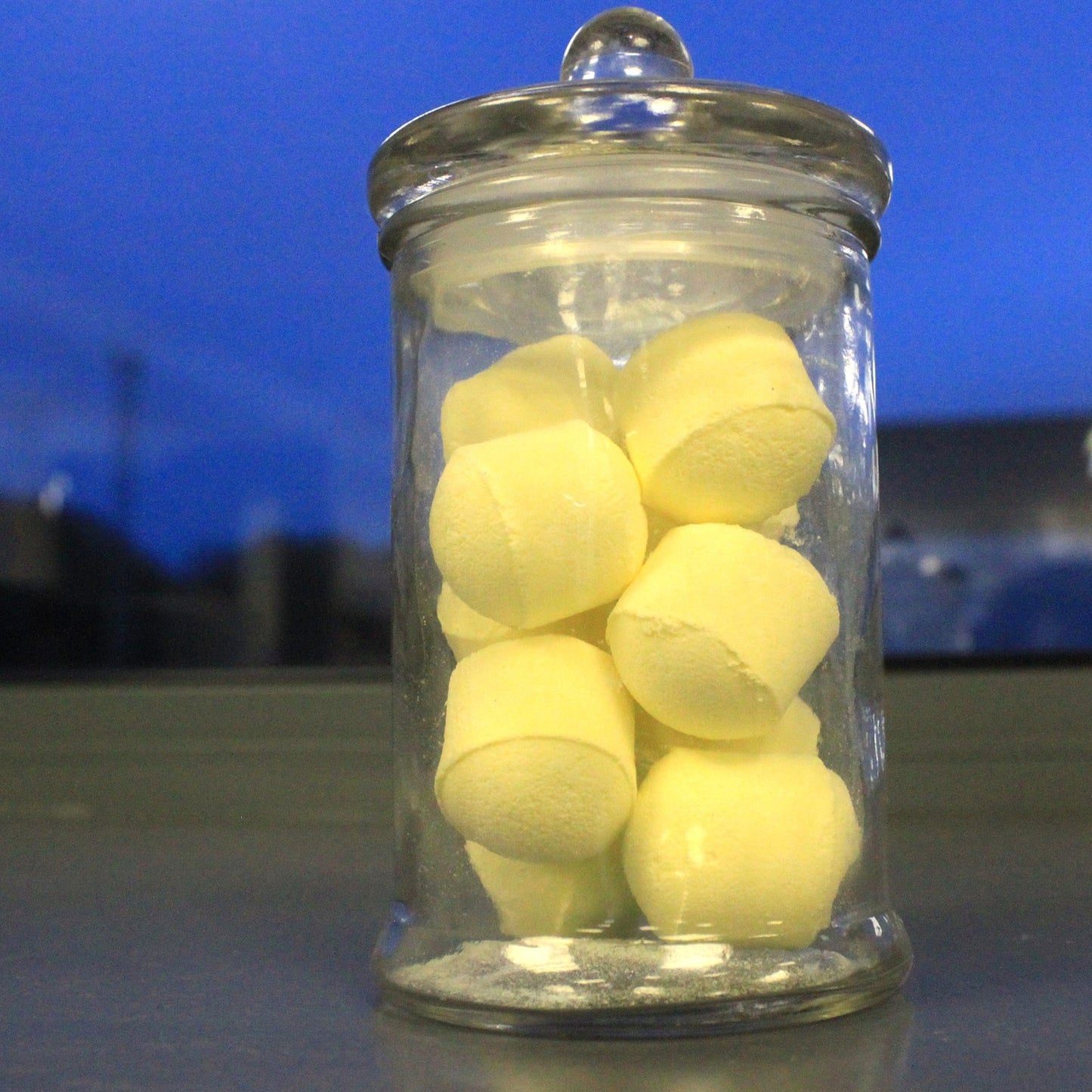 Cylindrical Glass Jar with Glass Lid – Small | Complete All-Glass Look