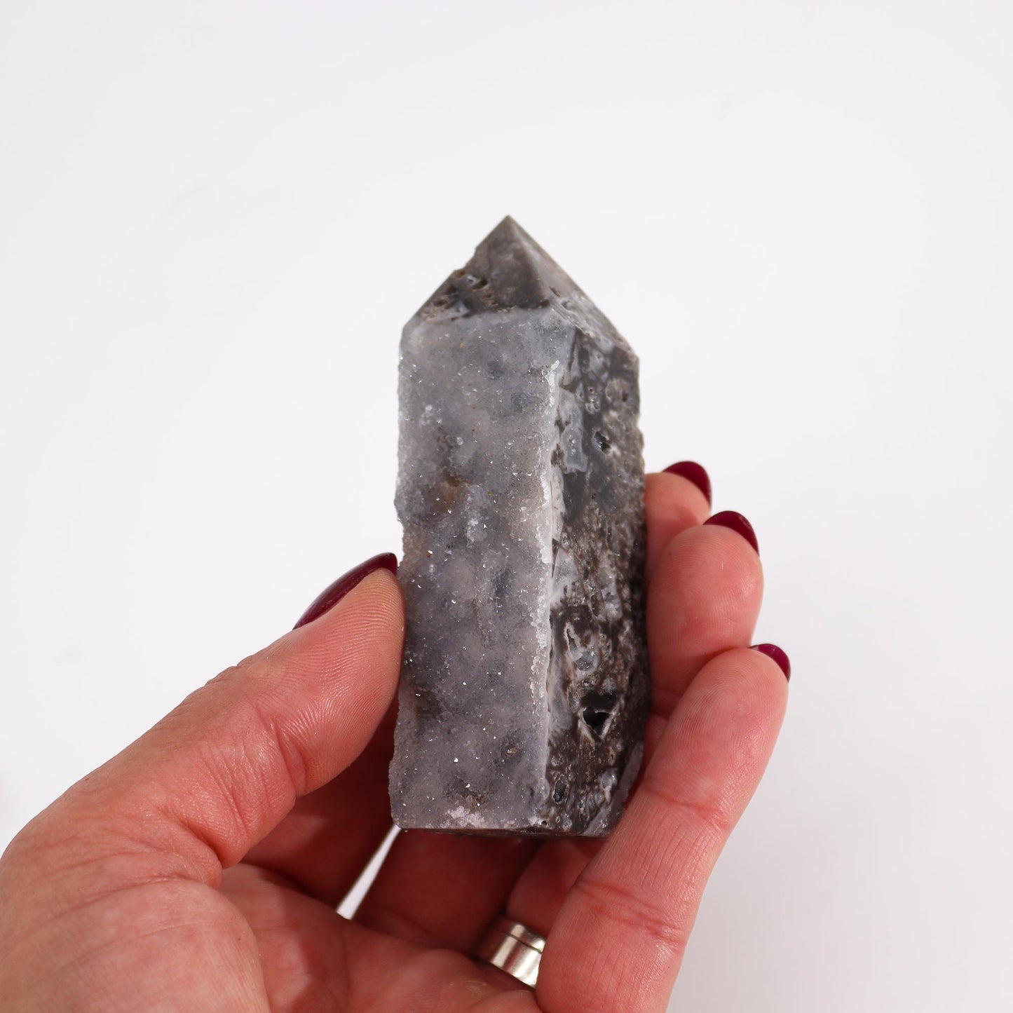 Calcite Obelisk – Medium | Natural Stone Point