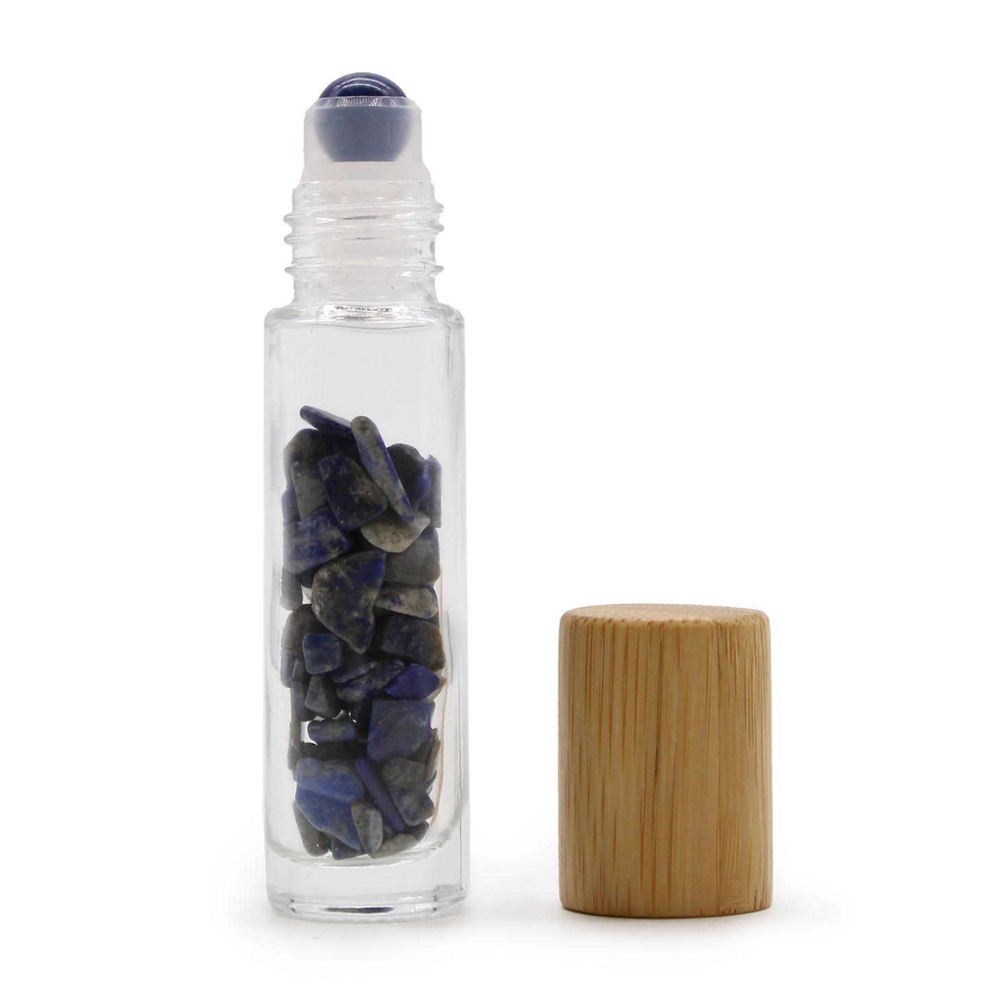 Gemstone Roller Bottle – Sodalite | Wooden Cap