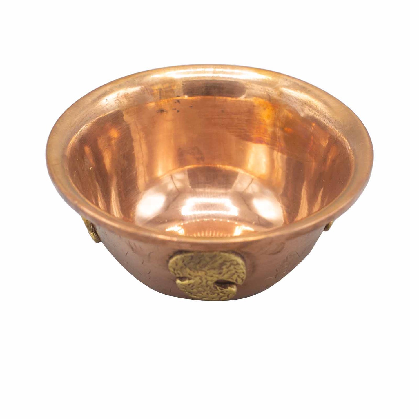 Copper-Tone Ritual Offering Bowl – Tree of Life Design | Vessel for Incense & Ritual Use