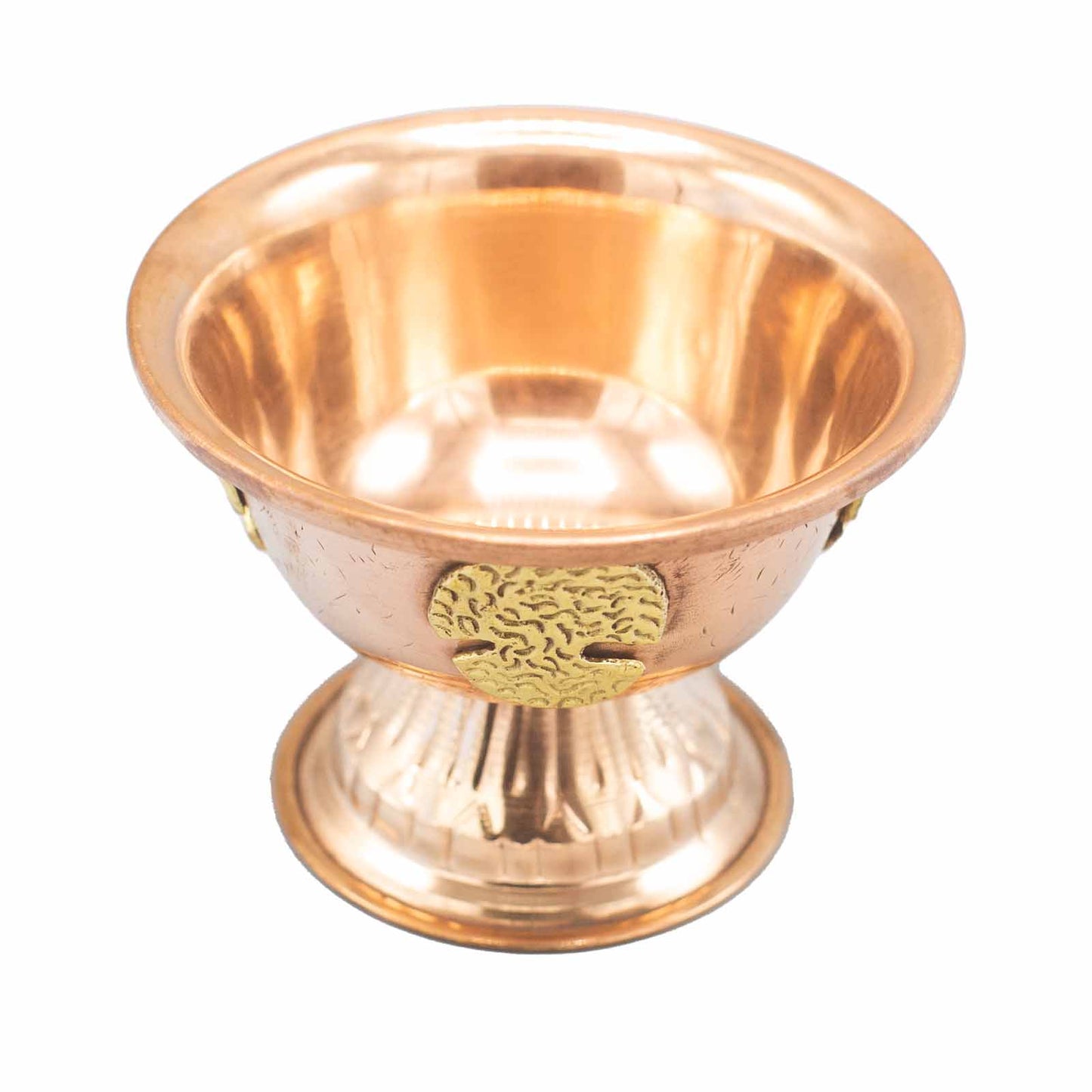Copper-Tone Ritual Offering Chalice – Tree of Life Design | Vessel for Incense & Ritual Use