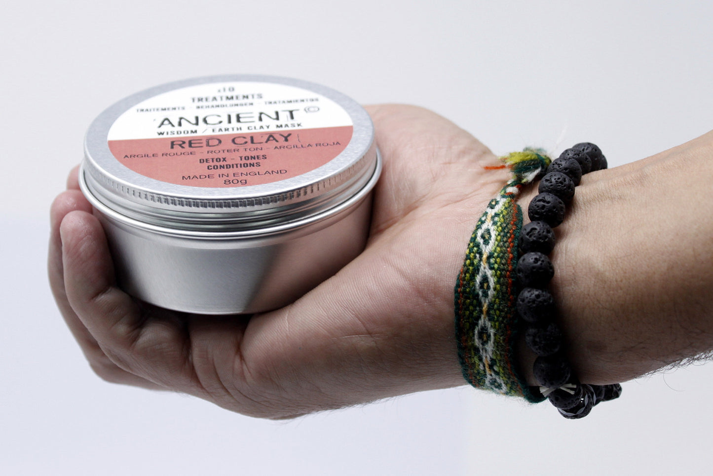 Red Kaolin Clay Mask Powder – 80g | Detoxifying & Circulation Boosting