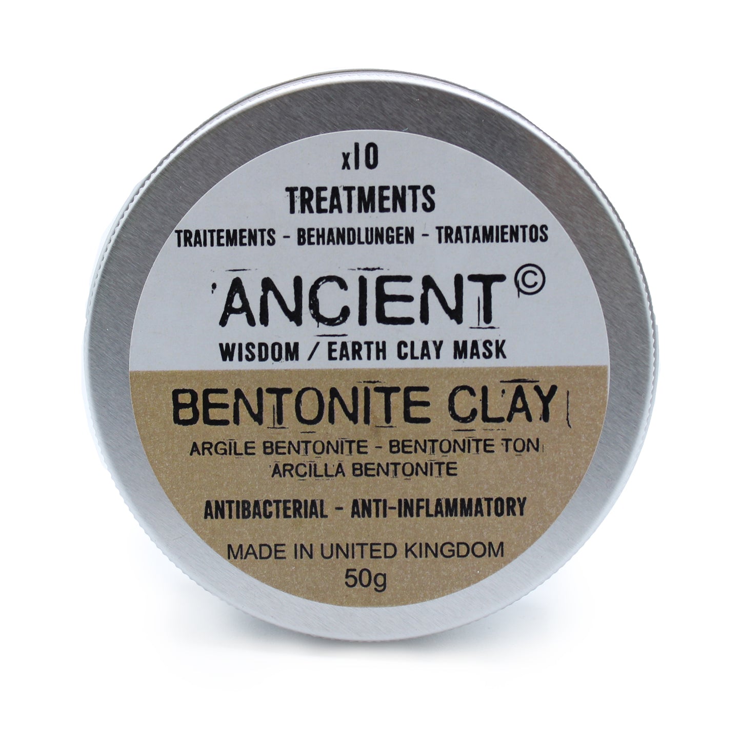 Bentonite Clay Face Mask Powder – 50g | Deep Pore Detox
