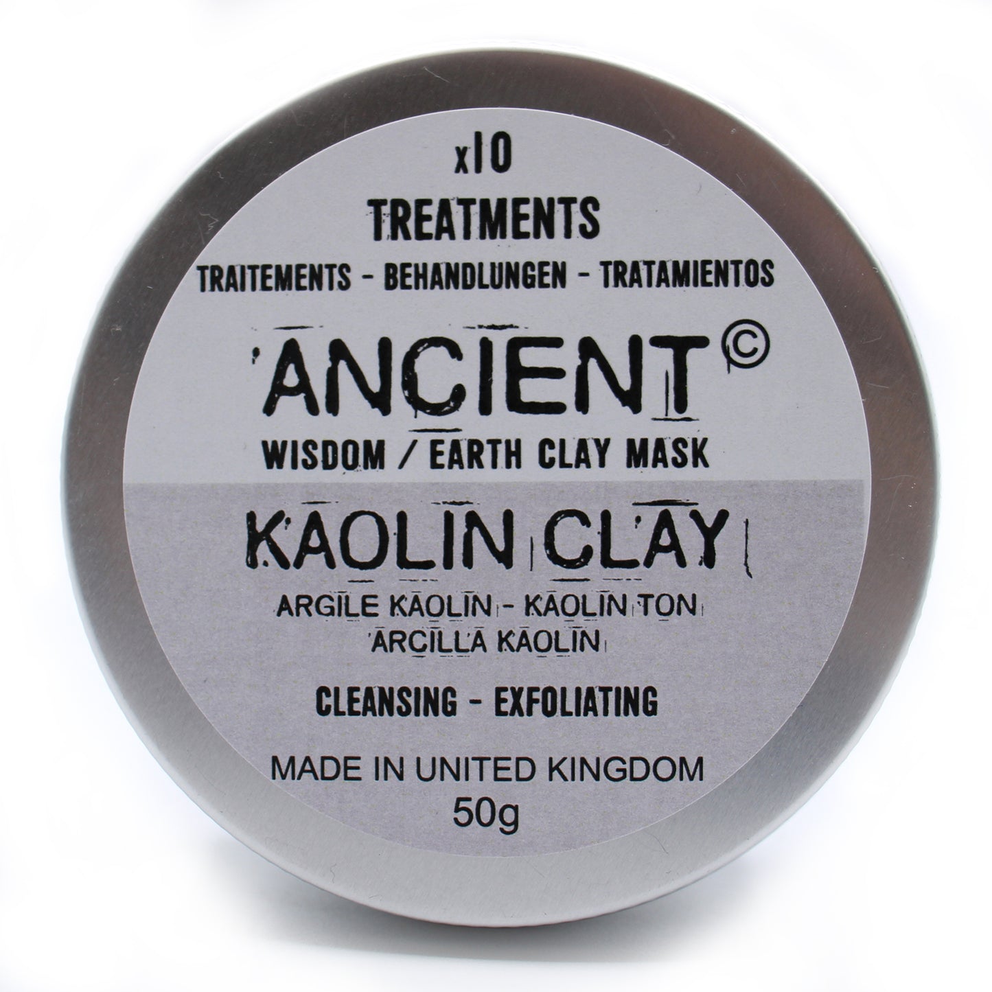 White Kaolin Clay Mask Powder – 50g | Oil Control & Deep Cleansing